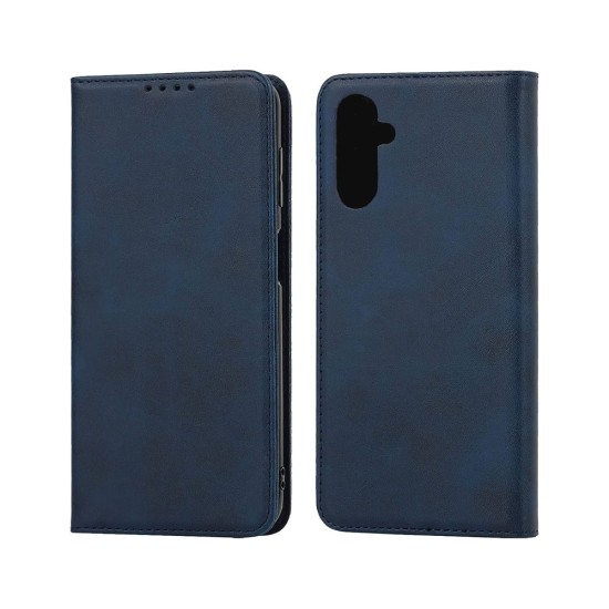 Leather Flip Cover with Internal Pocket For Samsung Galaxy A15 4G/A15 5G Blue